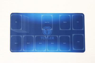 TOYGER Compact Playmat Length Approx. 23cm TYPE2 (Pokémon Card Compatible) Blue