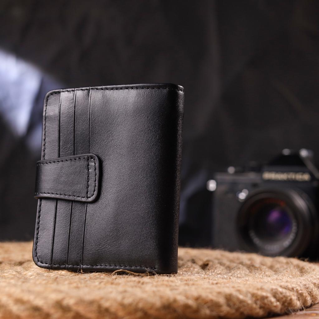 Men's Compact Wallet Made of Genuine Smooth Leather CANPELLINI Purse 21685 Brown