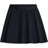Solid Color Mid Waist Pleated Sports Comfortable Quick Dry Casual Skirt Women Skirts Black 1383582-001