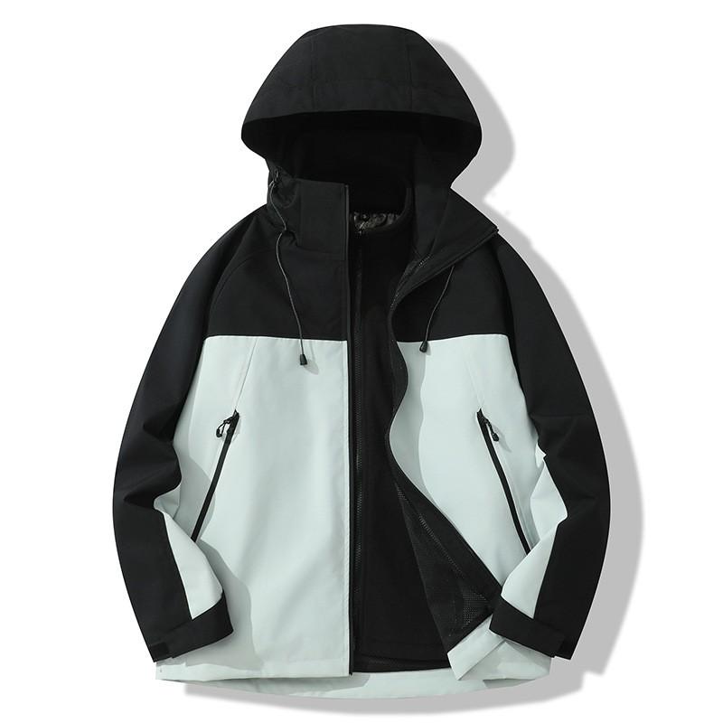Men Women Winter Waterproof Windproof Hiking Jacket With Removable Fleece Liner Outdoor Mountain Coat Couples