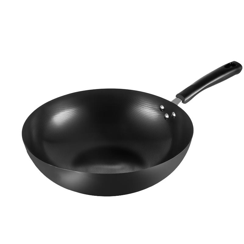

MAXCOOK 30CM Uncoated Fine Iron Wok