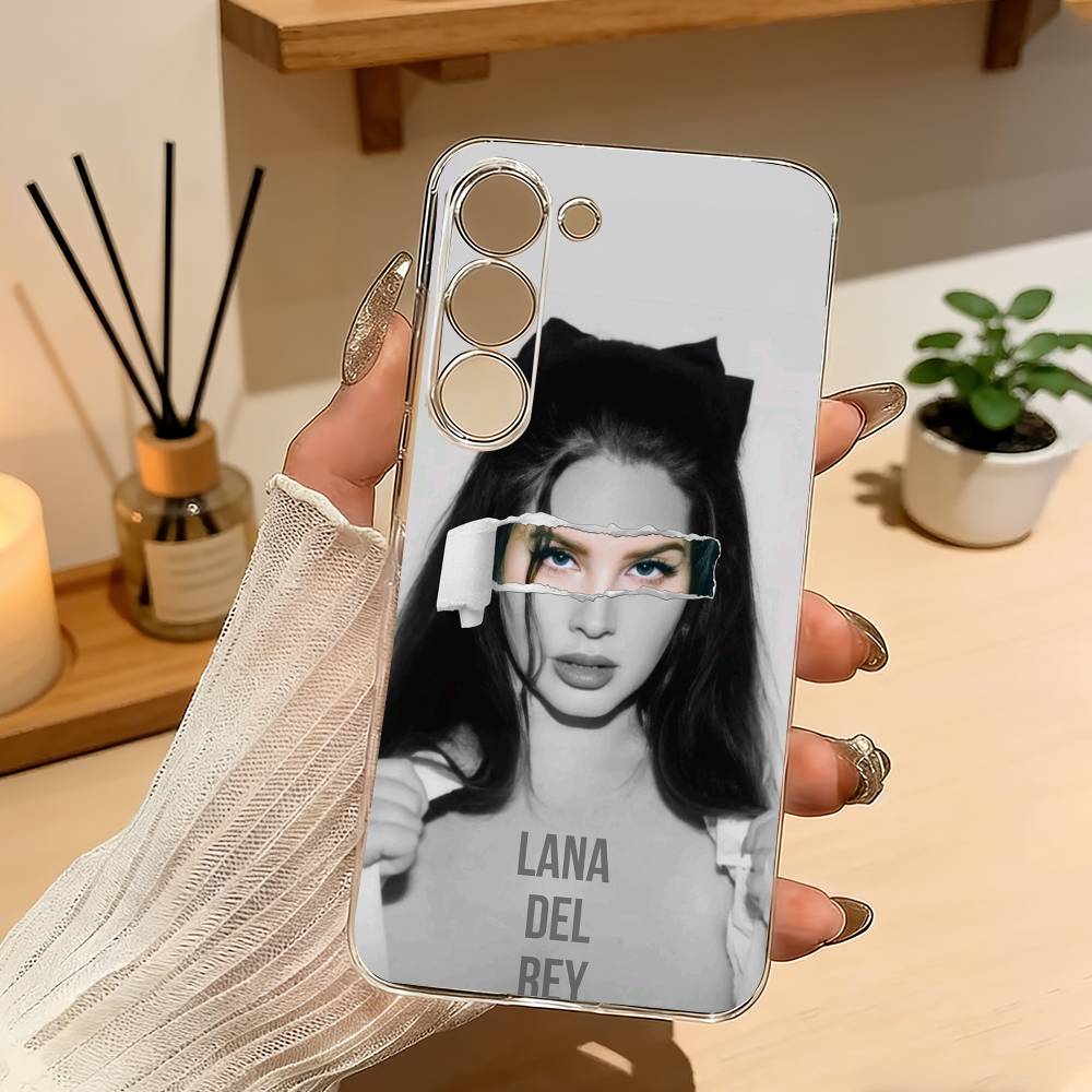 L-Lana D-Del R-Rey Singer Phone Case For Samsung A10 A12 A31 A40 A70 Transparent Cover