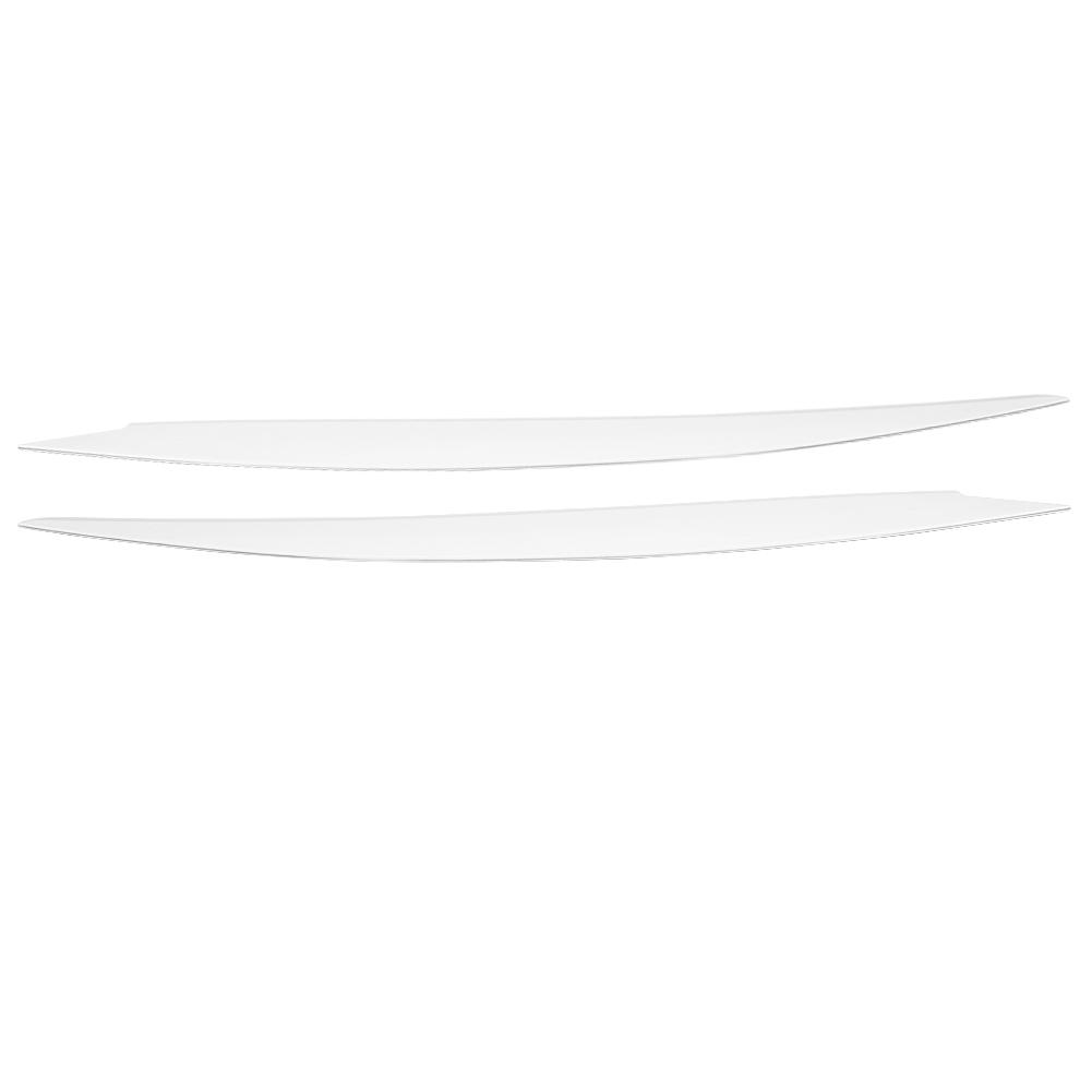 

One Pair Hdlight Eyebrow Eyelids Trim Cover for 7 2013-2018 Black