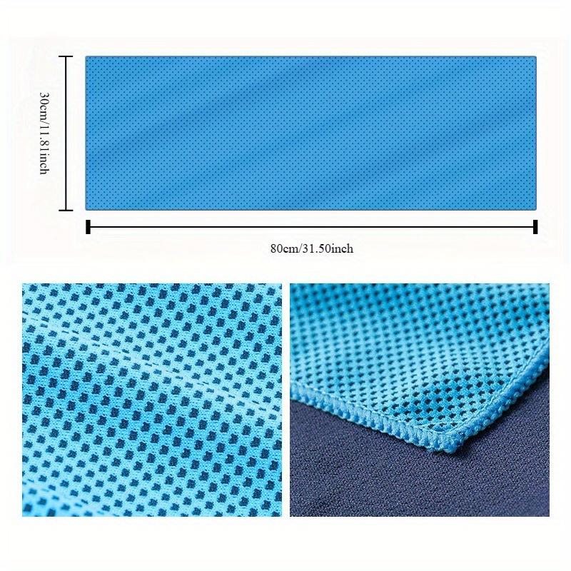6 Pcs Sweat Cooling Towel For Neck And Face Ice Towel Sets Soft Breathable Chilly Towel Soft Breathable Microfiber For Yoga Sport Running Gym Workout