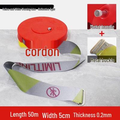 Reflective Retractable Safety Warning Tape