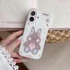 Colorful Stars Rabbit Polka Dot Phone Case for iPhone 17, 16 Pro Max, 15, 14