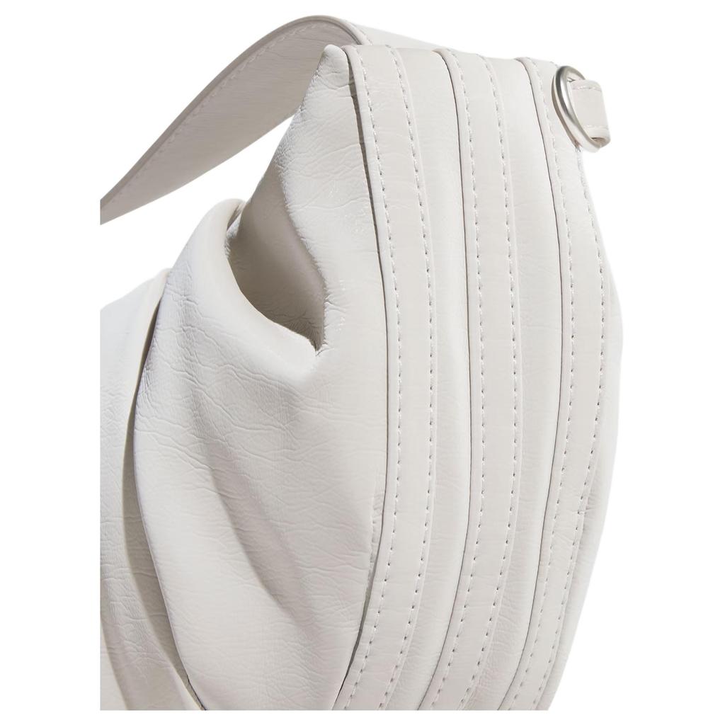 Adidas PU Croissant Bag Cloud Bag Shoulder Bag Women's Light Gray Adidas KC1420