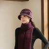 In The Elderly Hat Women'S Winter Velvet Warm Wool Hat Cold Ear Protection Old Lady Foreign Style Mother Hat