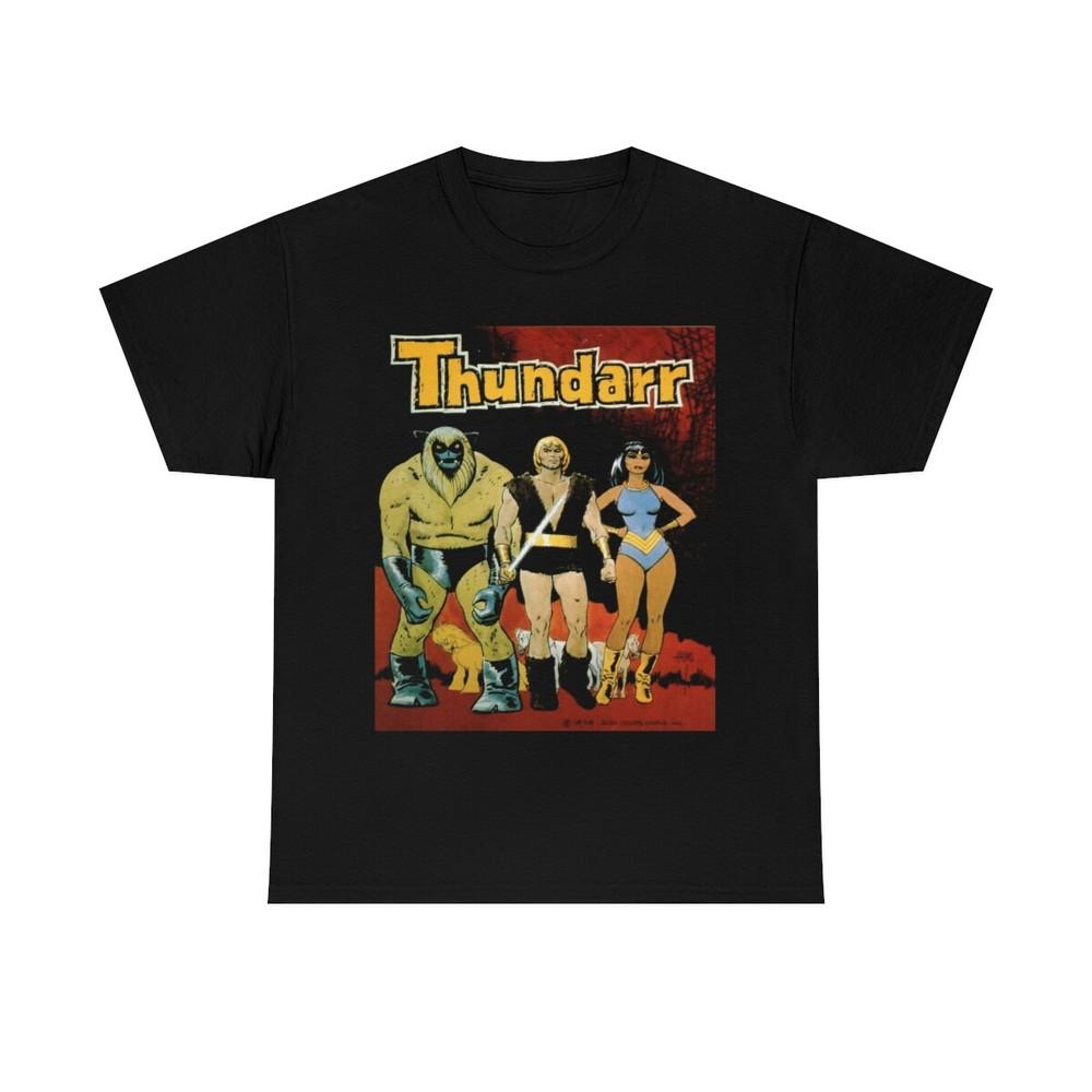 Thundarr the Barbarian Shirt , 80s Retro Vintage Cartoon T-shirt All Sizes Unisex T-Shirt S