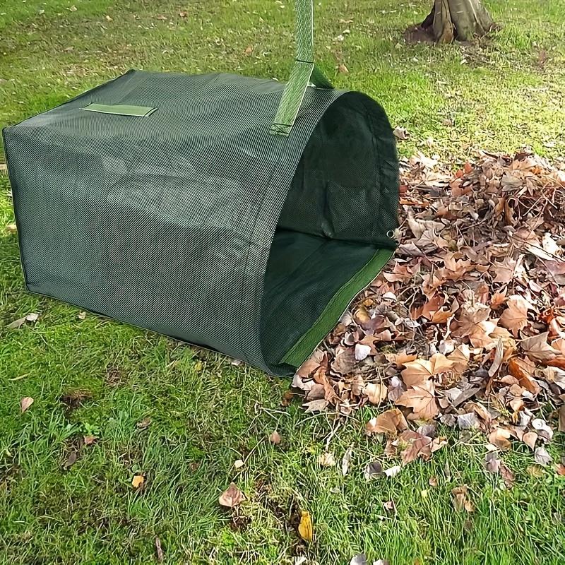 Yard Dustpan-Type Collecting Leaves Bags - Garden Deciduous Bag 52.83gal - 1/2pcs Yard Waste Bags - Garden Leaves Debris Garbage Bag