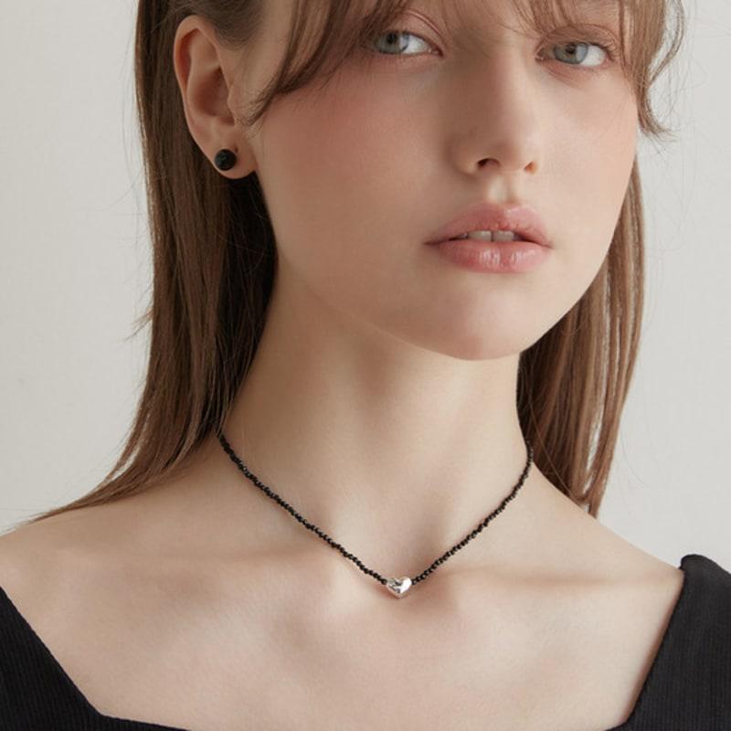 Tatiana (925 Silver) Sweet Heart Bead Necklace NZ2135
