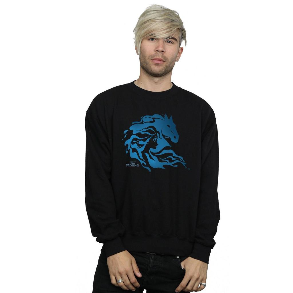 Disney Mens Frozen 2 Nokk Silhouette Sweatshirt