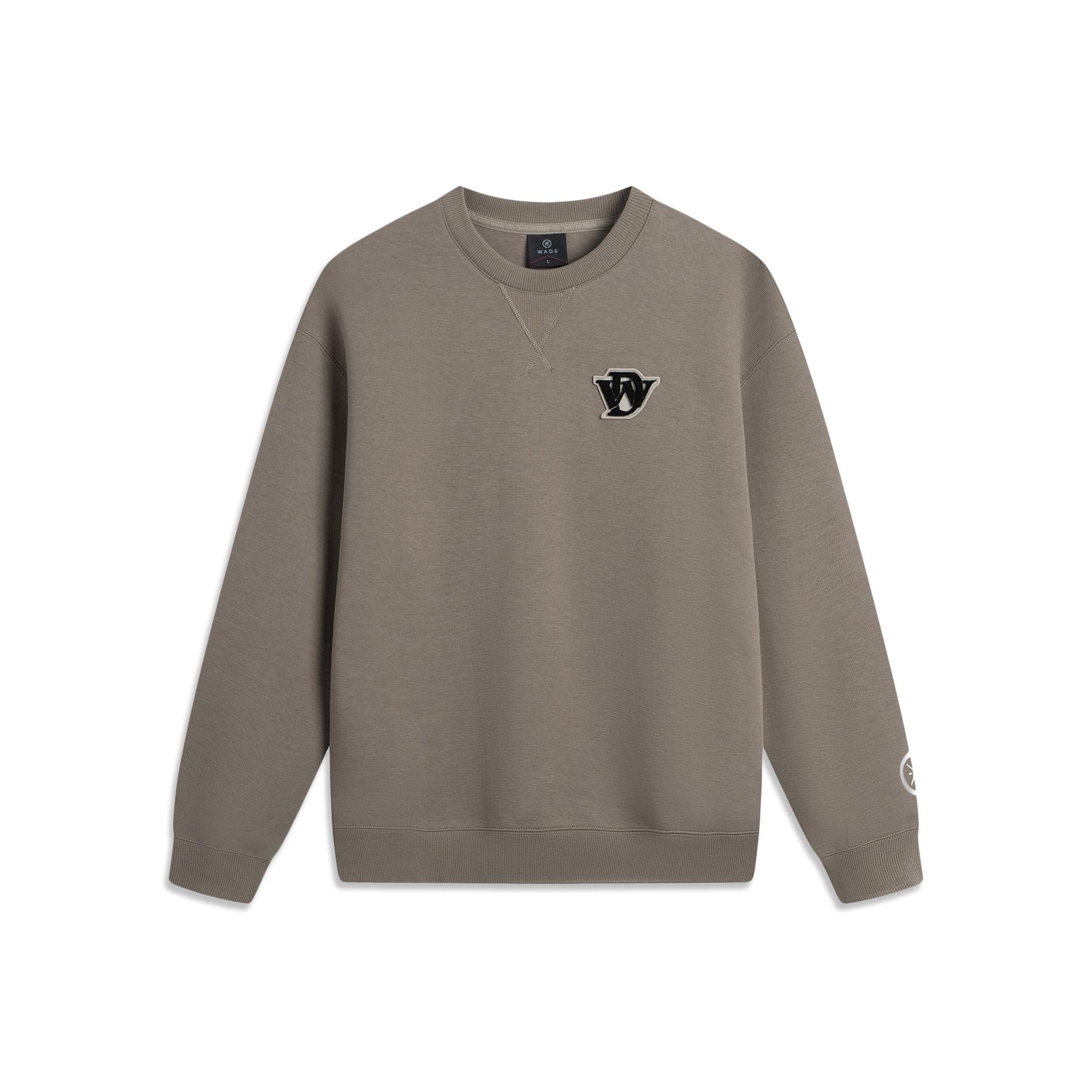 

Li Ning Серия Уэйда Свитшот мужской с длинным рукавом, свободного кроя, с круглым вырезом и принтом букв AWDV735-6 XXL