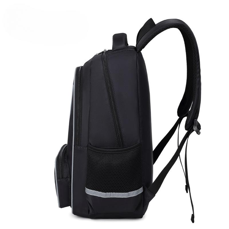Three-piece Set of Primary School Student Backpack and Game Console with Zipper Lightweight Load-reducing and Spine-protecting Backpack