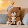 Peluche Orsacchiotto Giocattolo Regalo Per Bambini E Adulti Con Imbottitura In Cotone Pp Per Decorazione Natalizia