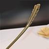 Electroplate Antique Bronze Hairpin for Han Costume Buyao Hair Stick Comb and Sticks Nonslip Stage Accessories 12PCS
