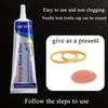 Strong Shoe Repair Adhesive - Transparent Flexible Plastic Material Adhesive, Tubular Quick Drying Shoe Fixing Solution, Shoe Adhesive