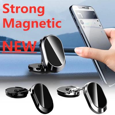 NY Magnetisk Biltelefonhållare Mobilfäste Smartphone GPS Stödställ för IPhone 13 12 11 Pro Max Huawei Xiaomi Samsung LG Etc