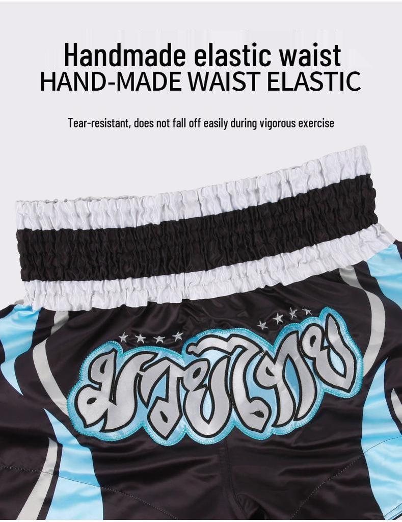 ANOTHERBOXER Retro Muay Thai & MMA Fight Shorts - Sanda Wushu Uniform