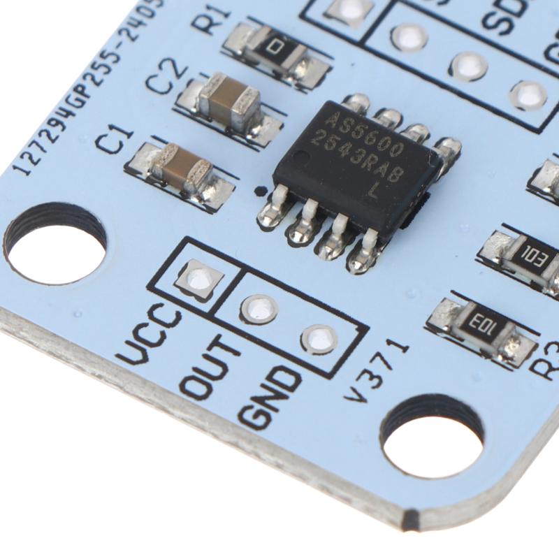 As5600 Magnetic Encoder 12Bit High Precision Angle Measurement Sensor Module Magnetic Induction