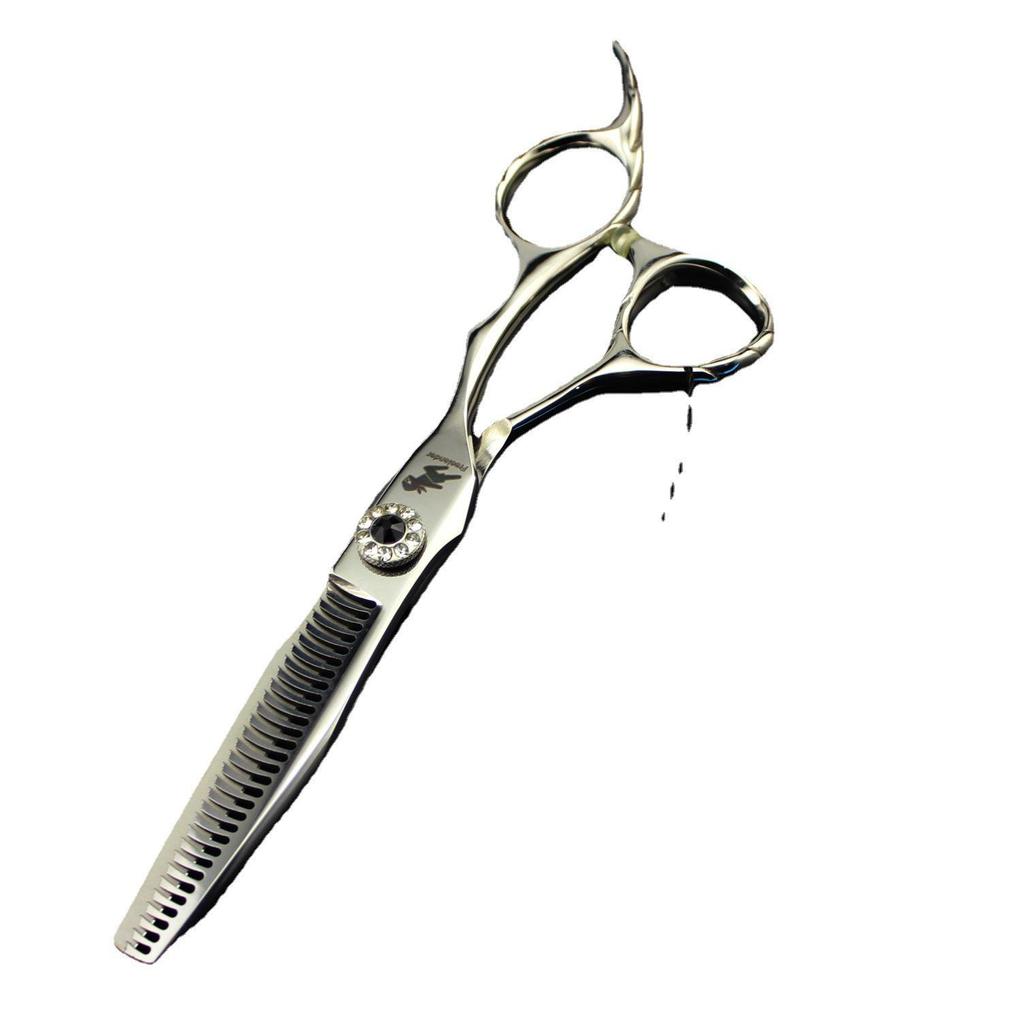 6.0 inch F3 Black Barber Scissors: Hairdressing, Straight, Thinning, Bang Shears