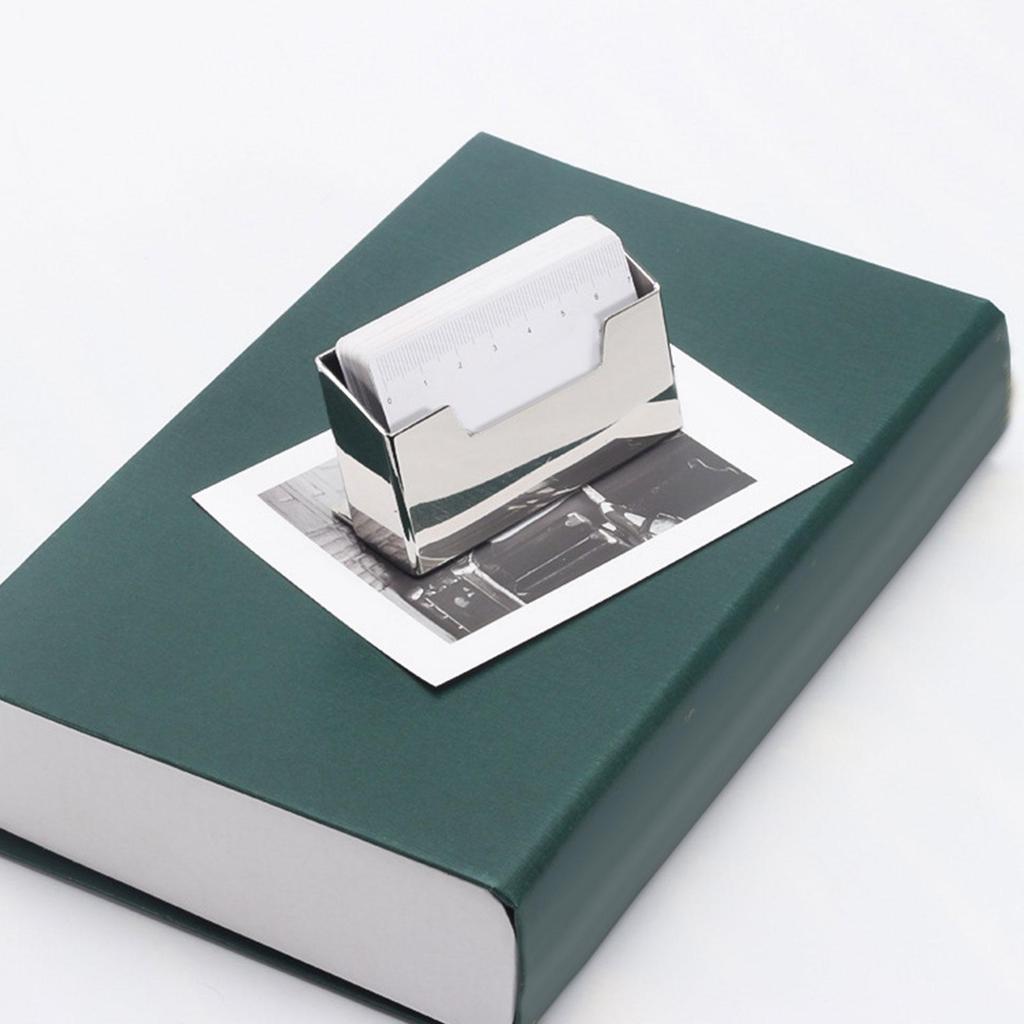 Business Card Holder Organizer Multipurpose Greeting Cards Stainless Steel
