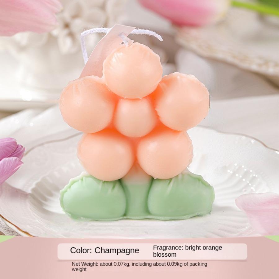 

1 шт. Ароматизированные свечи с ароматом подсолнечника. Декор для дома. Ароматерапевтические свечи из соевого воска. Украшения для вечеринок. Бездымные свечи. 7 видов ароматов.