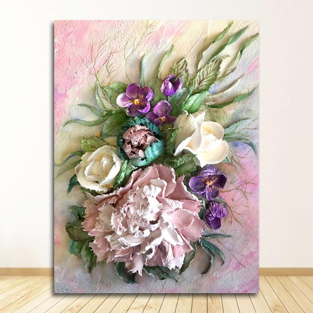 And Prints Wall Pictures For Living Room Decoration Art Scandinavian Flower Poster Home Decor Canvas Painting Wall Art Posters
