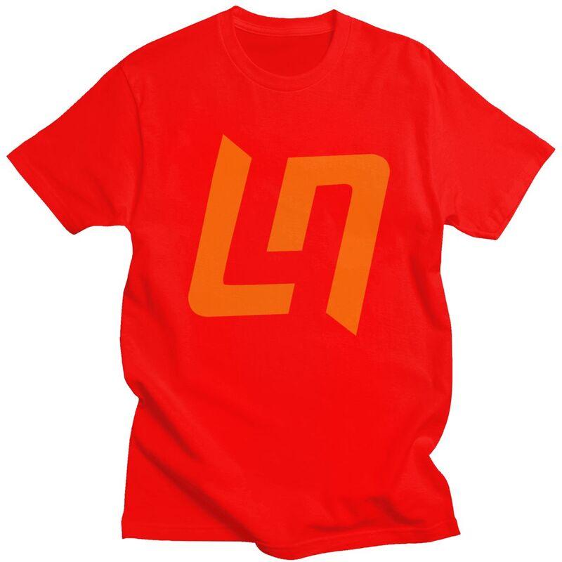 

Custom Motorcycle Racing LLando Norris Logo Tshirt for Men Short Sleeve Casual Tshirts Slim Fit Pure Cotton Tees Gift Idea S