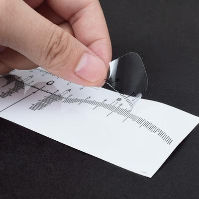 10 STÜCKE Einweg-Augenbrauen-Assistent Design Augenbrauen-Lineal Design-Lineal Augenbrauen-Form-Positionierungs-Lineal Transparente Augenbrauen-Karte Augenbrauen-Paste