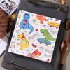 20Pcs 33x33cm Cartoon Music Dinosaur Printed Birthday Decoration Tissue Napkin Paper Kids Shower Party Supplies