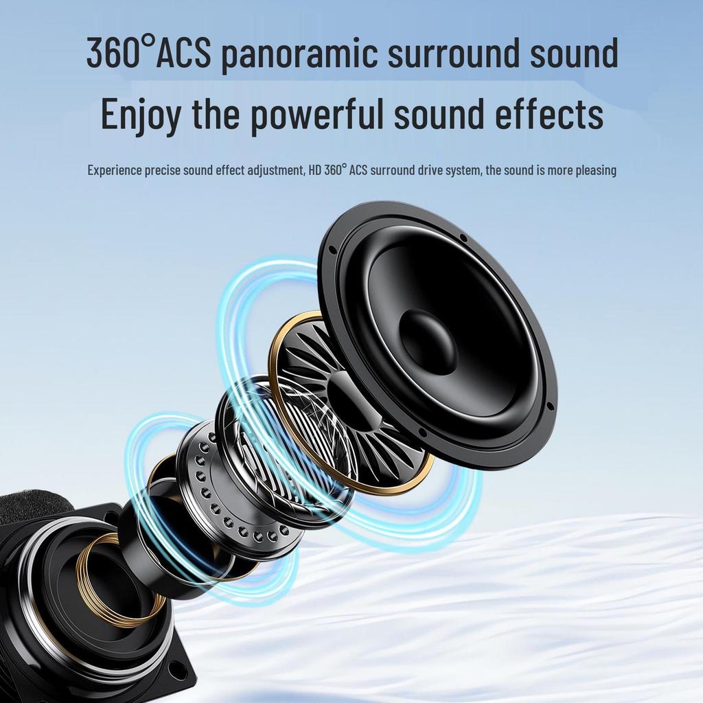 Bluetooth 5.3 Helmet Earphones: Waterproof, Noise-Cancelling, High-Volume Mic for Cross-Border Riding