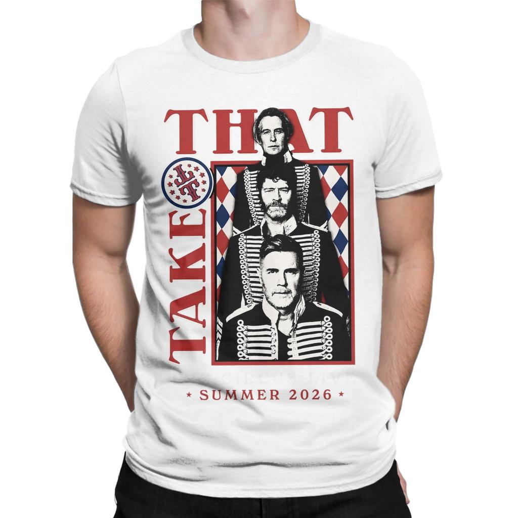 New Arrival Take That The Circus Live Tour 2026 T Shirt For Unisex Unisex Cotton Tee Shirt Short Sleeve Clothing