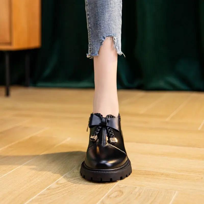 

Туфли-лодочки для женщин Массивный каблук Блочный каблук Кавайная женщина Милая на каблуке С бантом Высокий Настоящий Марка Стильный Шикарный и Элегантный 39 40