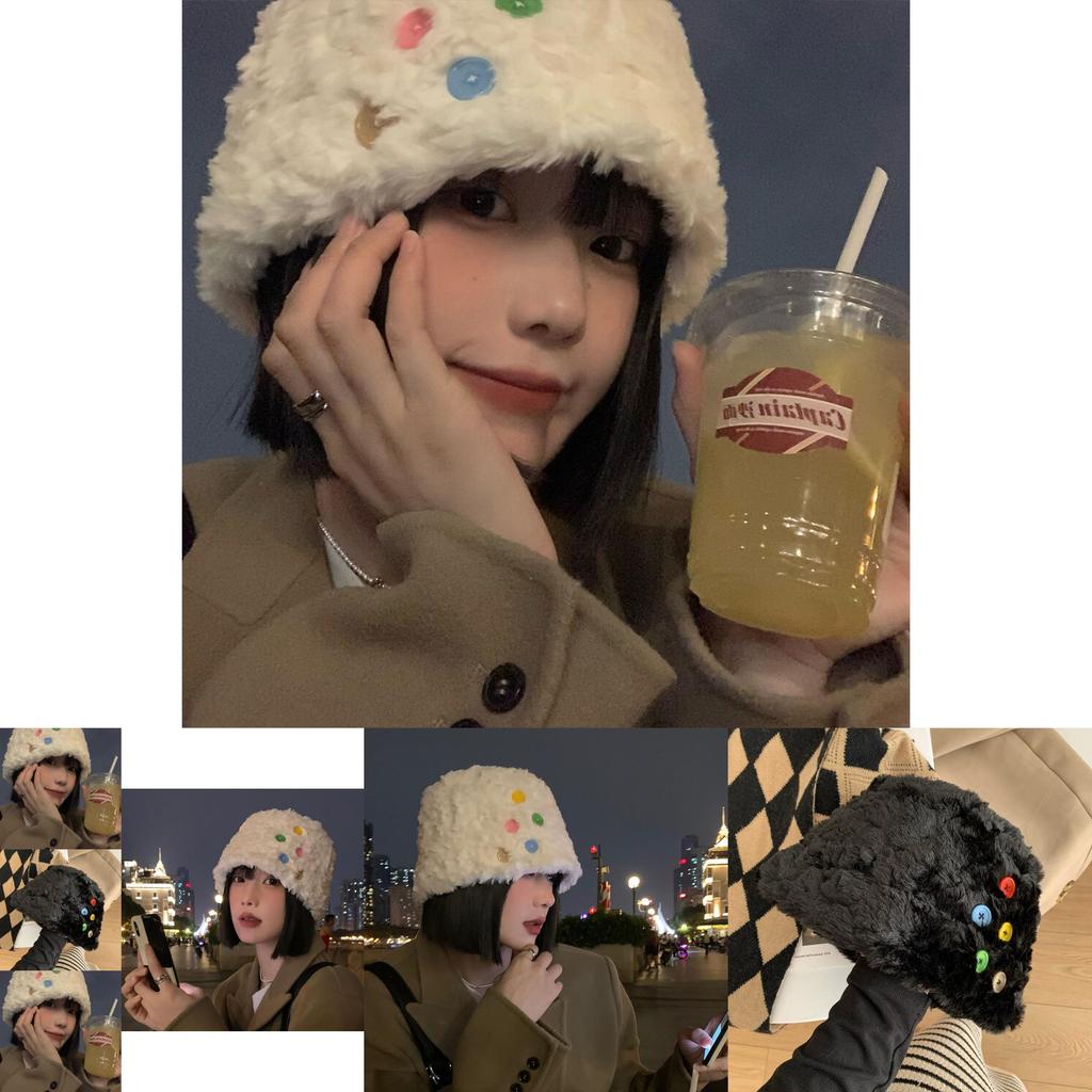 Fashionable Women's Winter Bucket Hat 2022 Cozy Plush Design Cotton Material Perfect For Cold Seasons