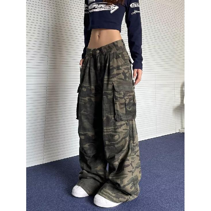 

Осінь і зима Нові випрані світлі джинси American High Street для чоловіків і жінок прямого крою, злегка розкльошені вільні широкі штани 3XL