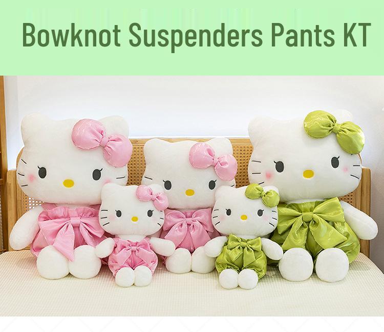 Hello Kitty Cross-Back Overalls Plush Doll Gift