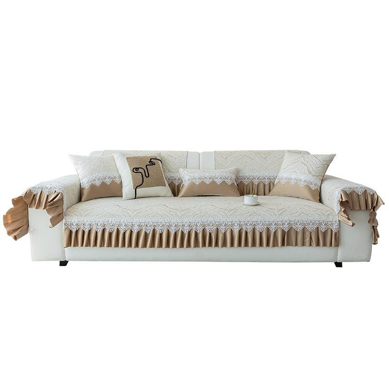 Einfaches, modernes gemasertes Sofakissen, vier Jahreszeiten, universeller Rock, rutschfestes Kissen, Ledersofa