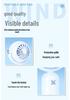 USB Rechargeable Portable Mini Fan with Hook for Students & Outdoor Use