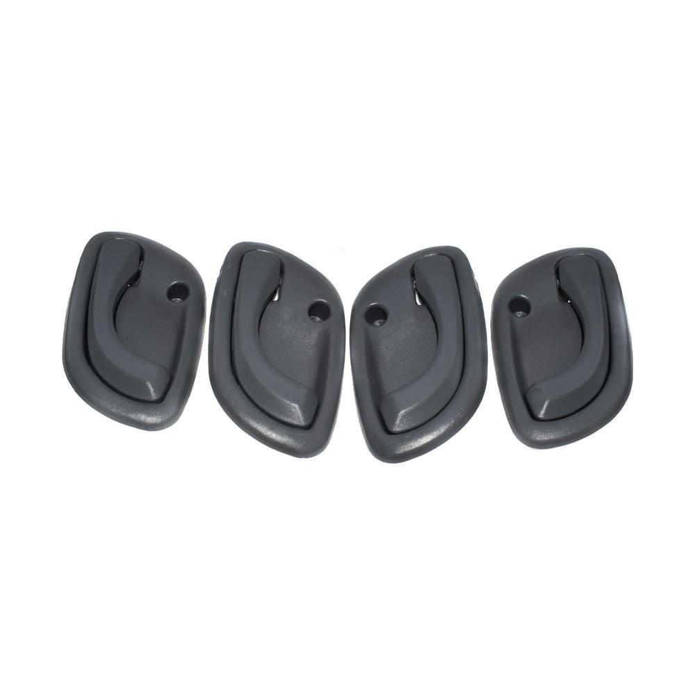 4Pcs Inside Door Handle Gray For Suzuki Grand Vitara 1999-2005 Chevrolet Tracker