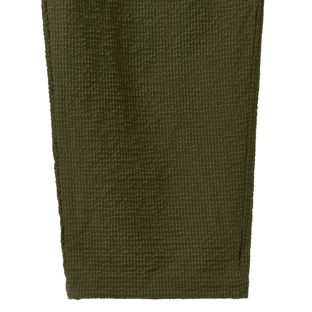 BROMPTON LONDON Seersucker Set Trousers - Khaki (P252Mpt485)
