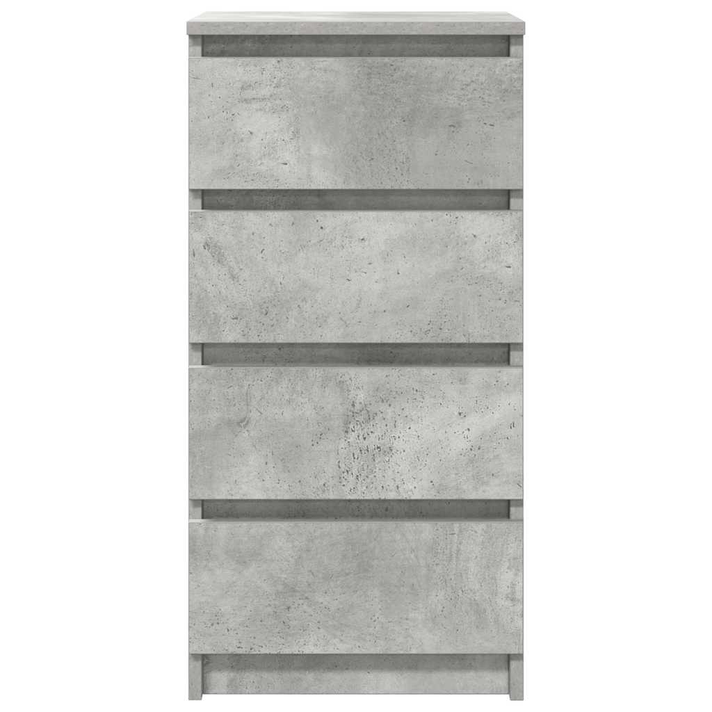 Sideboard Concrete Grey 37.5 x 35 x 76 cm Particleboard