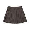 MALBON GOLF Wool Pleated Skirt Brown (Woman)