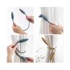 Household Convenience Curtain Buckle Metal Simple Curtain Strap Punching-free Installation Tying Rope Buckle Curtain Tying Rope