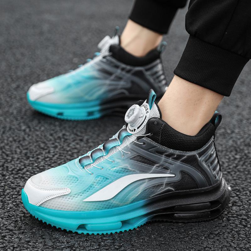 

Dad shoes ultra-light air cushion shock absorption running shoes rotating button mesh breathable casual sports shoes 44