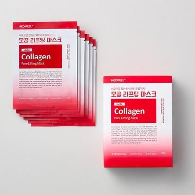 [Mediphil] Red Lacto Collagen Pore Lifting Mask 10 Sheets