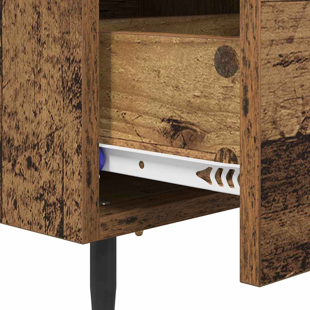 Nightstand Reclaimed Wood Style 40 x 35 x 47.5 cm Engineered Wood