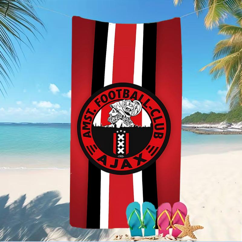 Beach Towel with AFC Ajax Pattern - soft,absorbent,machine washable Lightweight&Modern,swimming,Travel Essentials