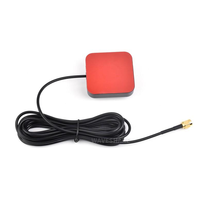 GNSS L1+L5 Dual-frequency Active Antenna, SMA-J Connector, Supports Multi-GNSS Positioning Systems