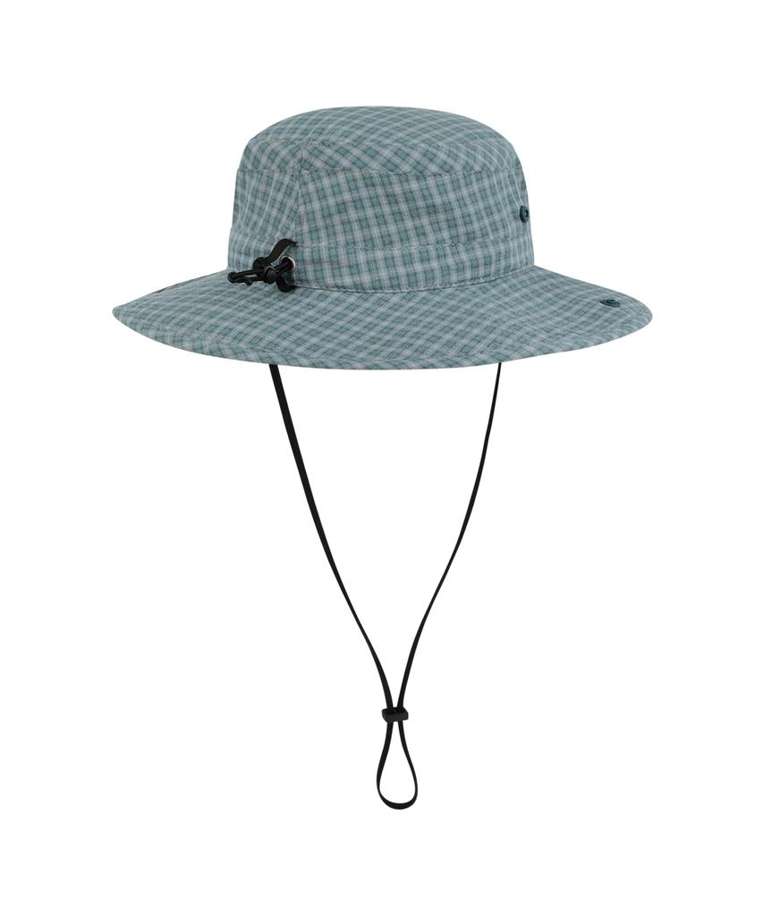Sseonleobeutueo Check Pioneer Bucket Hat Blue